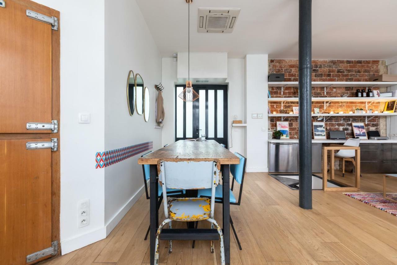 Appartement Fabulous Design Loft - High Marais/republique Parijs